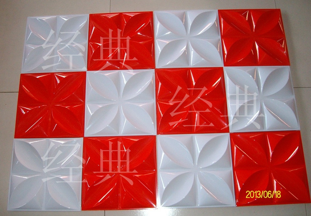 漯河意達(dá)鋼材彩鋼瓦廠家直供 三維扣板廣告四葉(圖1)